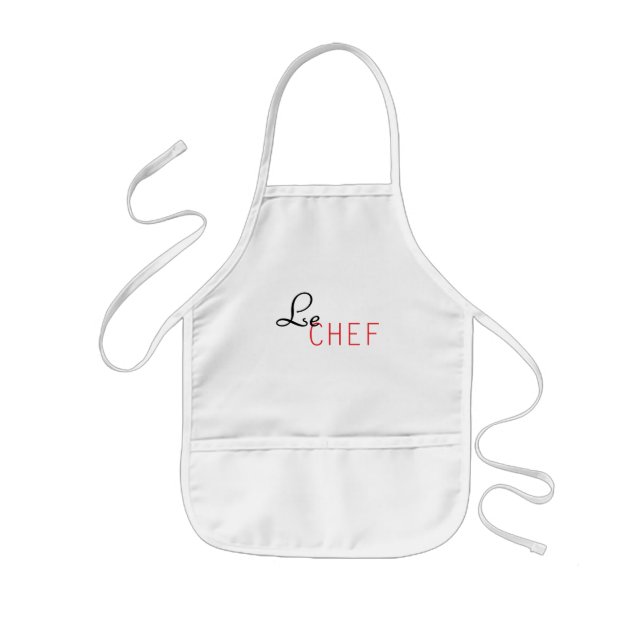 Delantal Infantil Le Chef (Frente)