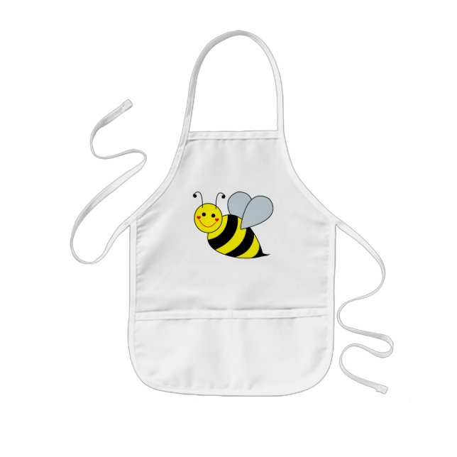 Delantal Infantil Lindo manosee la abeja (Frente)
