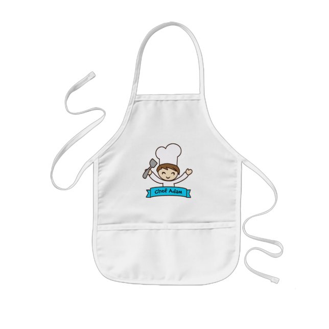 Delantal Infantil "Little Chef" Kids' Graphic Apron (Frente)
