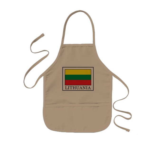 Delantal Infantil Lituania (Frente)