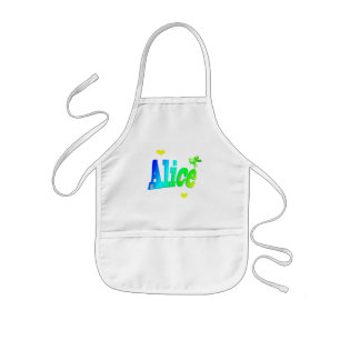 Delantal Infantil Los Colores Para Alice,