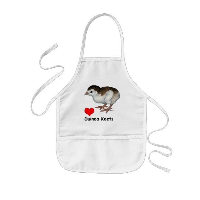 Delantal Infantil Love Guinea Keets (Frente)
