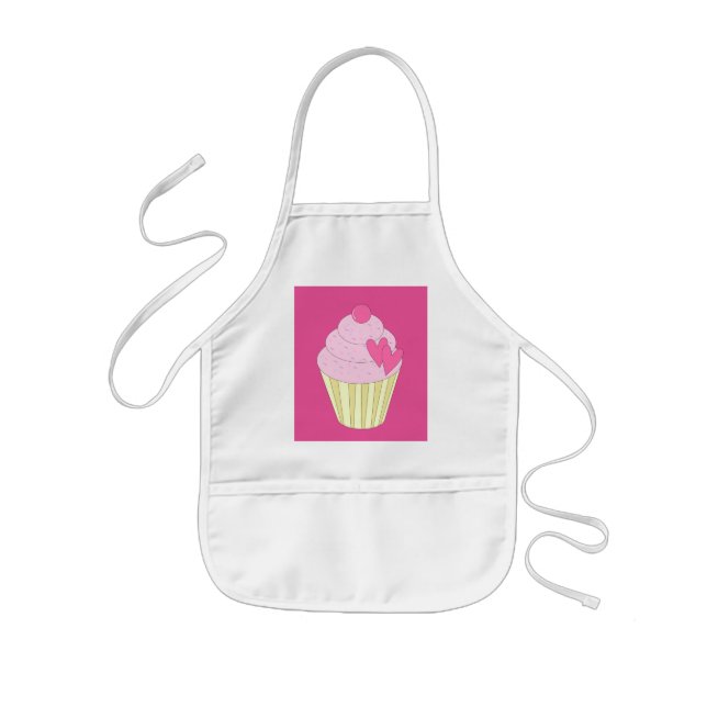 Delantal Infantil Magnífica Cupcake decorada (Frente)