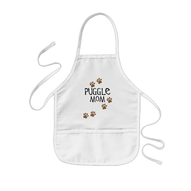 Delantal Infantil Mamá de Puggle (Frente)