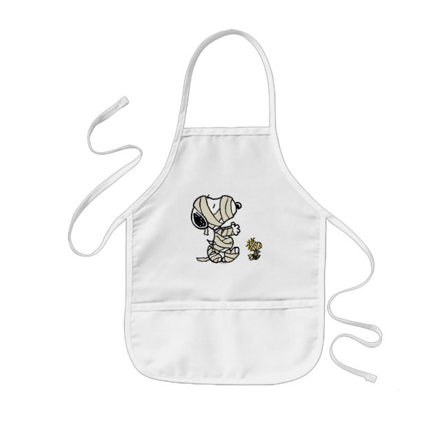 Delantal Infantil Mamis de Snoopy y Woodstock (Frente)