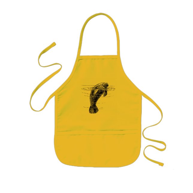 Delantal Infantil Manatee kids apron (Frente)