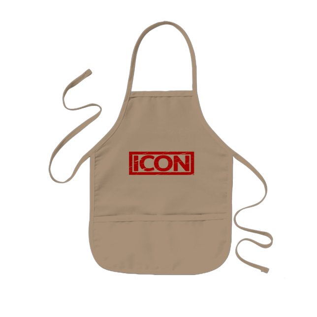 Delantal Infantil Marca de icono (Frente)