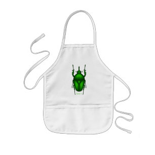 Delantal Infantil Mecynorhina torquata personalizado ilustracion