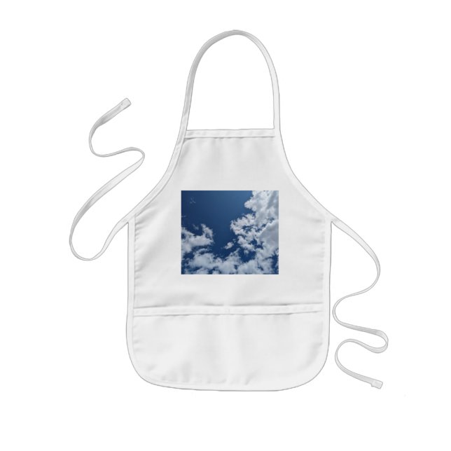 Delantal Infantil Medio torbellino de nubes (Frente)