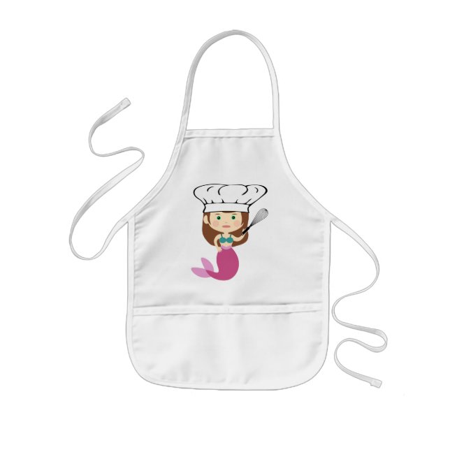 Delantal Infantil Mermaid Chef (Frente)