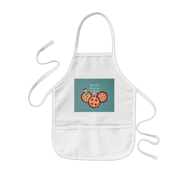 Delantal Infantil Mi tía me ama (Frente)