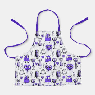 Delantal infantil Monstruo Morado