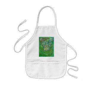 Delantal Infantil My Life Green Cancer Angel Apron