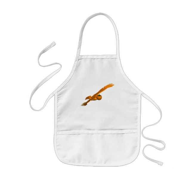 Delantal Infantil Naranja Eagle (Frente)