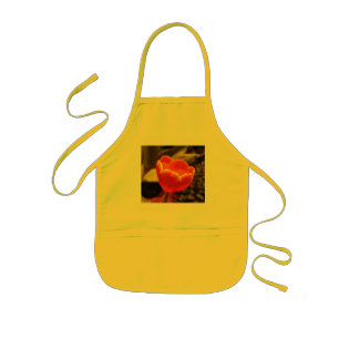 Delantal Infantil Naranja Tulip