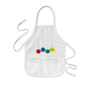 Delantal Infantil Navidades Apron "Bake Eat Sleep Repeat"