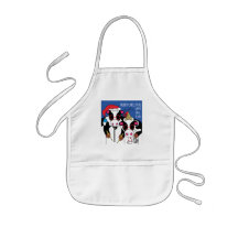 Navidades Apron "Moo Year"