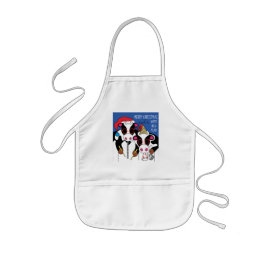 Delantal Infantil Navidades Apron "Moo Year"