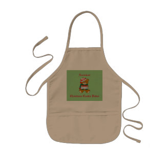 Delantal Infantil Navidades Apron - Navidades adjuntos Cookie Baker