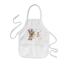 Delantal Infantil Navidades Apron para los niños personalicen