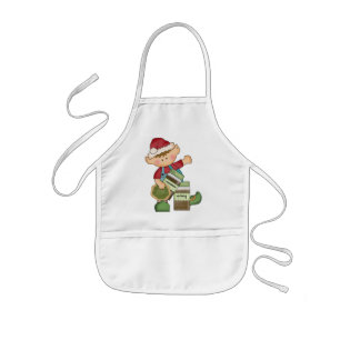Delantal Infantil Navidades apron para niños de Holiday Baking Elf