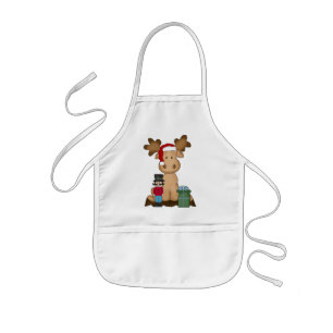 Delantal Infantil Navidades Apron para niños de Holiday Moose