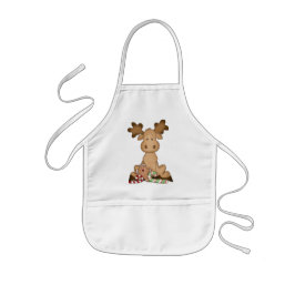 Delantal Infantil Navidades Apron para niños de Holiday Moose