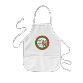 Delantal Infantil Navidades Apron Reindeer dice