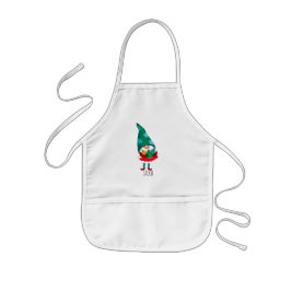 Delantal Infantil Navidades con adornos navideños