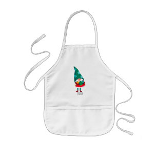 Delantal Infantil Navidades con adornos navideños