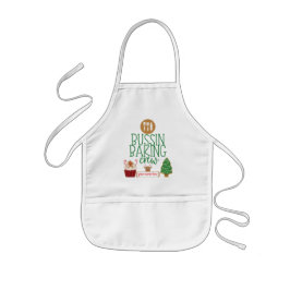 Delantal Infantil Navidades de Bussin Baking Crew (con nombre)