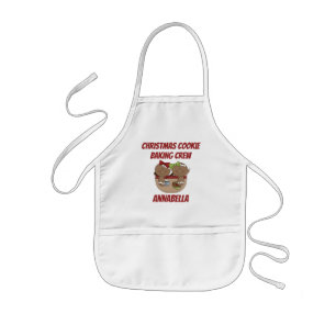 Delantal Infantil Navidades equipo de hornear galletas jingerbread
