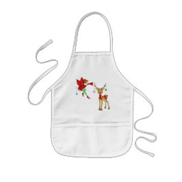 Delantal Infantil Navidades Espectro de niños de vacaciones