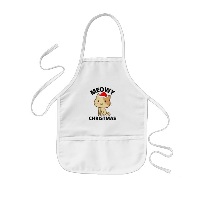 Delantal Infantil Navidades Meowy (Frente)
