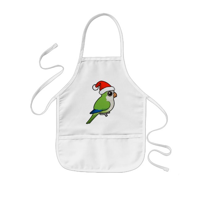 Delantal Infantil Navidades Monk Parakeet (Frente)