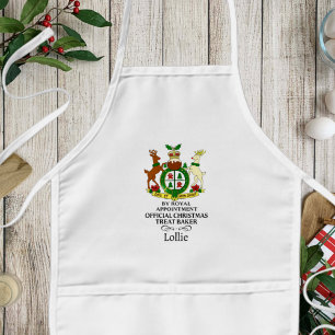 Delantal Infantil Navidades reales tratan a los niños Personalizados