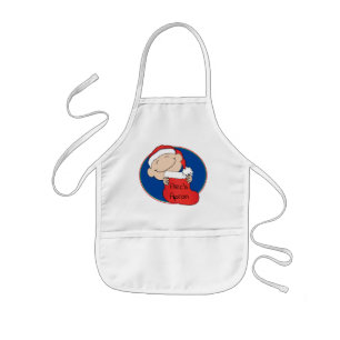 Delantal Infantil Navidades Santa Baby