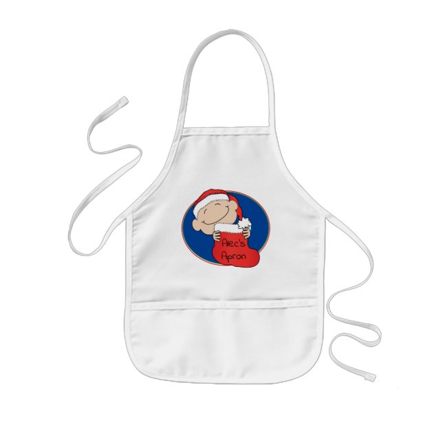 Delantal Infantil Navidades Santa Baby (Frente)