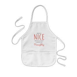 Delantal Infantil Navidades traviesos o amables cocinan