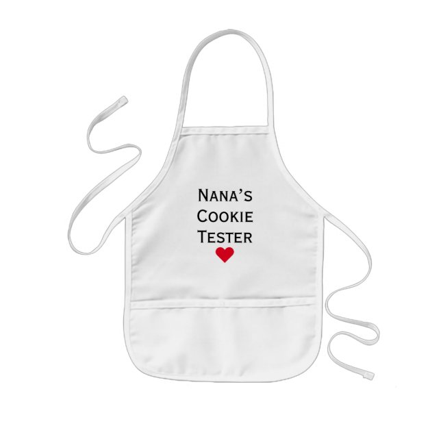 Delantal Infantil Nietos de Nana Cookie Tester (Frente)