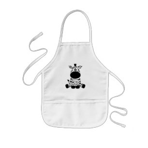 Delantal Infantil Niños Apron/Zebra