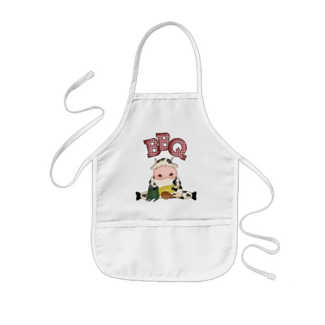 Delantal Infantil Niños BBQ Apron comida (Frente)