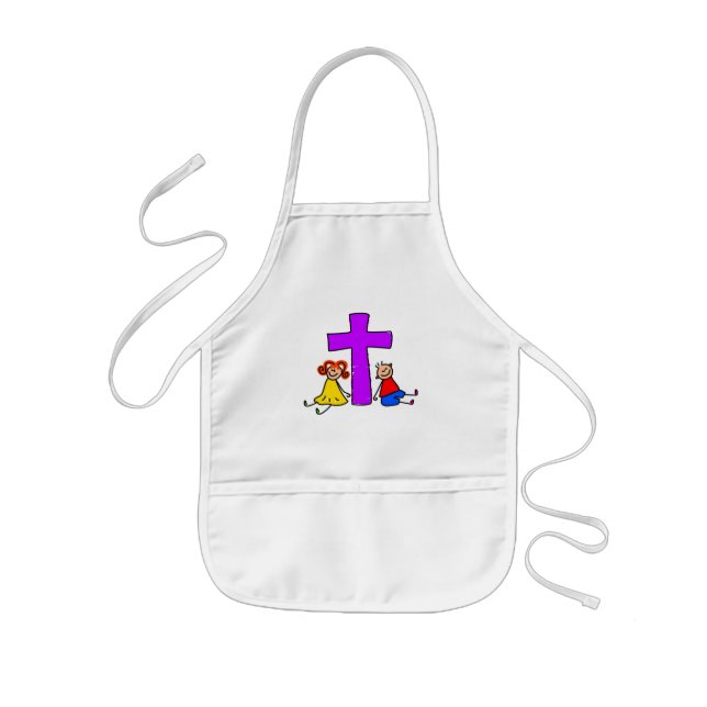 Delantal Infantil Niños cristianos (Frente)