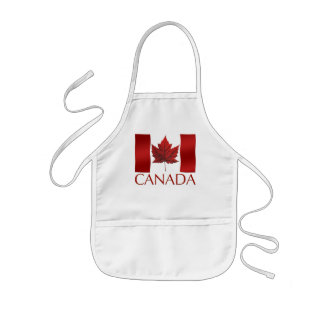 Delantal Infantil Niños de recuerdo de Bandera de Canadá Apron Canad
