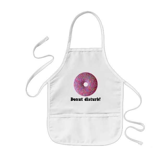 Delantal Infantil No molestar (Frente)