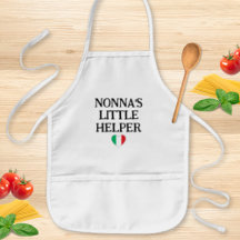 Nonna’s Little Helper Kids - Italian Flag Heart