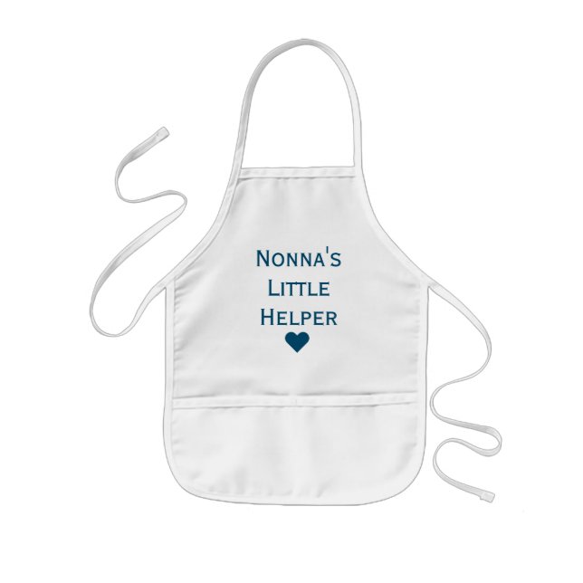 Delantal Infantil Nonna's Little Helper Grandkids Kids' Apron (Frente)