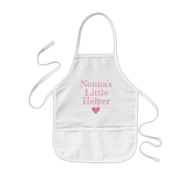 Delantal Infantil Nonna's Little Helper Grandkids Kids' Apron (Frente)