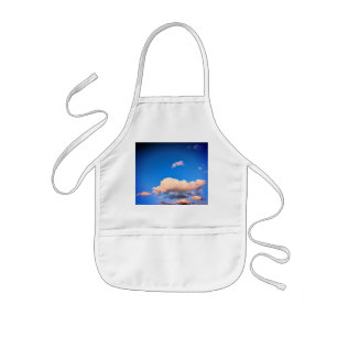 Delantal Infantil Nubes de crema oscura