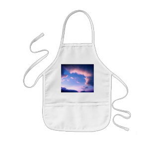 Delantal Infantil Nubes rosadas